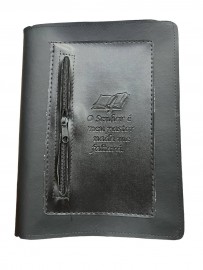 Capa B�blia Salmo 23 n�mero 13 com z�per e bolso 1 unidade preta