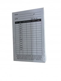 Tal�o para d�zimo 100 unidades