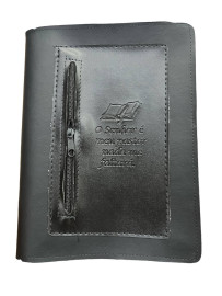 Capa B�blia Salmo 23 n�mero 13 com z�per e bolso 1 unidade preta