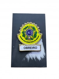 Broche boton  Obreiro  unidade 