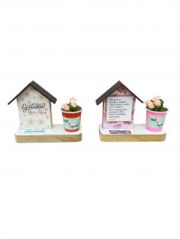 Lembran�a casa com flor 