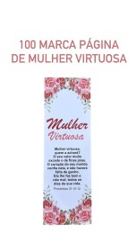 100 Marca pagina mulher virtuosa 