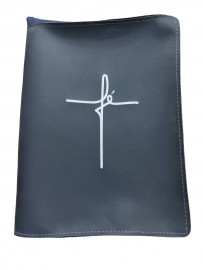 Capa B�blia F� n�mero 13 com z�per  1 unidade azul