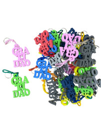 Chaveiro EVA Gratid�o 100 unidades 