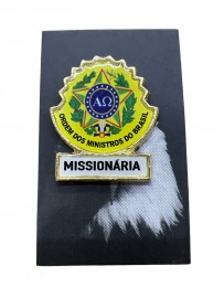 Broche boton  Missionria  unidade 