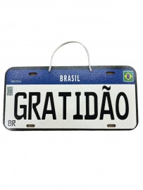 Placa de carro gratido MDF unidade