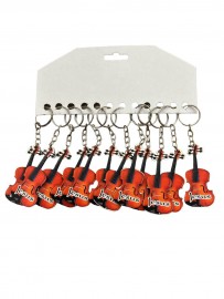 Chaveiros violino MDF 12 unidades