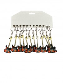 Chaveiro guitarra voc� e especial para Deus MDF 12 unidades 