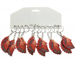 Leque mulher virtuosa  chaveiro MDF - 12 unidades