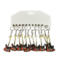 Chaveiro guitarra voc� e especial para Deus MDF 12 unidades 