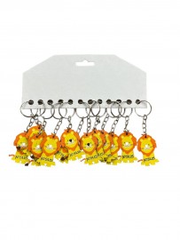 Chaveiro Le�o infantil MDF 12 unidades