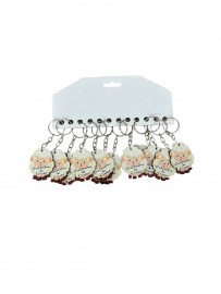 Chaveiro ovelha MDF crist� 12 unidades