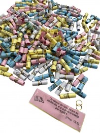 Vers�culos b�blicos enroladinho b�blia pacote com 200 unidades