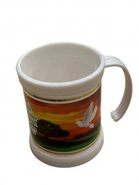 Pacote com 24 canecas pl�stico 