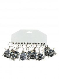 Chaveiro Bateria crist�o de MDF 12 anos 