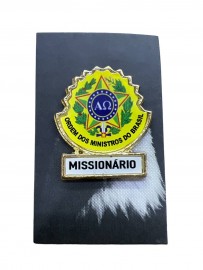 Broche boton  Mission�rio  unidade 