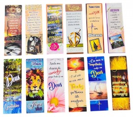 Marca pagina B�blico 120 unidades na cartela paisagem