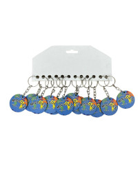 Chaveiro Globo Miss�es MDF 12 unidades