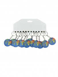 Chaveiro Globo Miss�es MDF 12 unidades